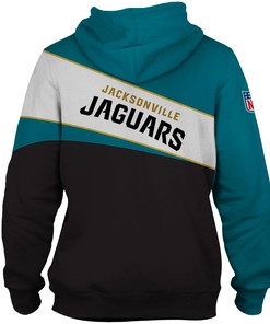 Jacksonville Jaguars 3D Zip Hoodie - All Over Print Hoodies For Women