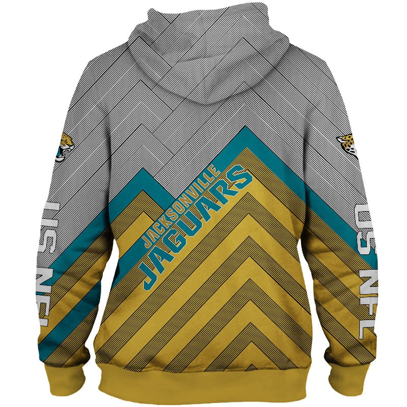 Jacksonville Jaguars 3D Zip Hoodie Pullover Size S-5Xl - 3D Printed Hoodies