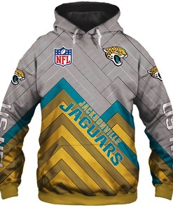 Jacksonville Jaguars 3D Zip Hoodie Pullover Size S-5Xl - 3D Printed Hoodies