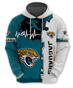 Jacksonville Jaguars All Over Print 3D Zip Hoodie Fan - All Over Print Hoodie Printful