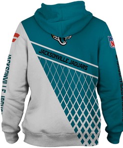 Jacksonville Jaguars All Over Print 3D Zip Hoodie - Gifts For Father'S Day
