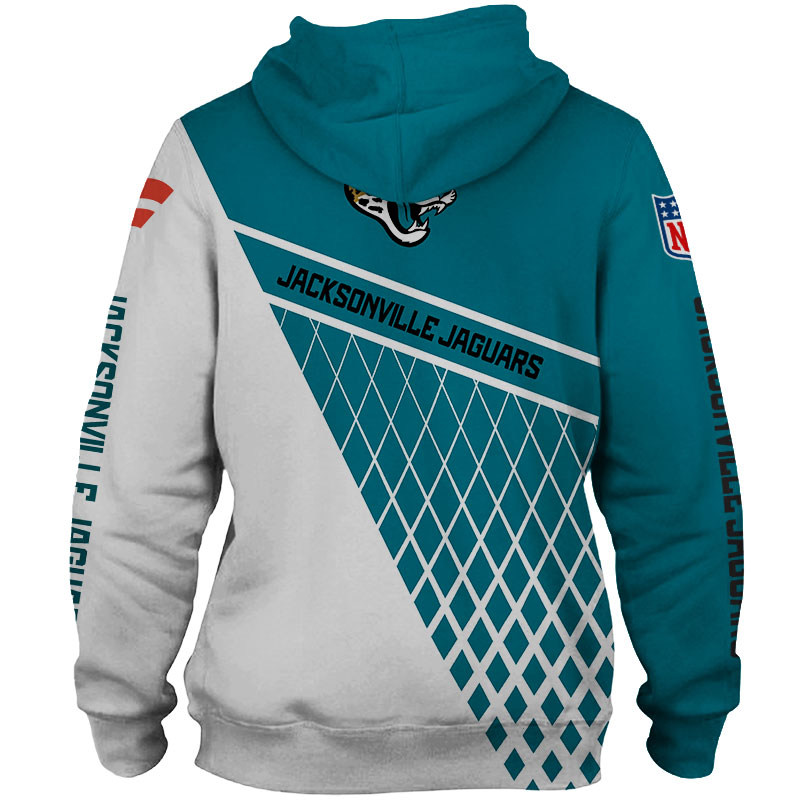 Jacksonville Jaguars All Over Print 3D Zip Hoodie - Gifts For Father'S Day
