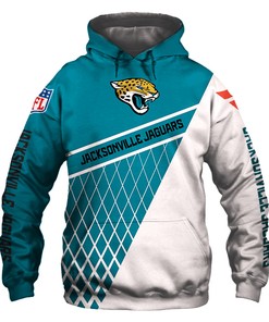 Jacksonville Jaguars All Over Print 3D Zip Hoodie - Gifts For Father'S Day