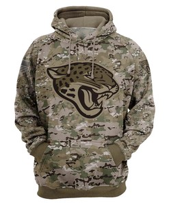 Jacksonville Jaguars Army Graphic Zip Hoodie Pullover 3D - All Over Print Hoodies For Women