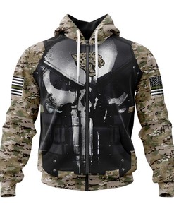 Jacksonville Jaguars Camo Custom Name & Number 3D Hoodie - 3D Hoodies For Men Graphic