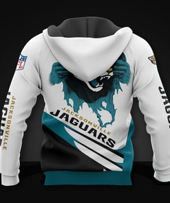 Jacksonville Jaguars Cool 3D Graphic 3D Hoodie - 3D Hoodies With Zippers