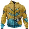 Jacksonville Jaguars Devil Eyes 3D Hoodie Gifts For Fans - 3D Hoodies For Men Graphic