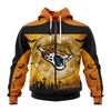 Jacksonville Jaguars Halloween Custom Name & Number 3D Hoodie - Gifts For Father'S Day