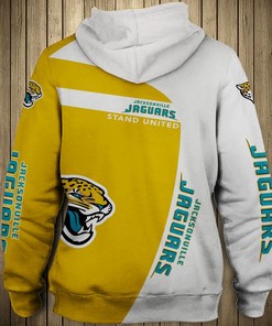 Jacksonville Jaguars Hooded Stand United 3D Hoodie - Custom All Over Print Hoodie