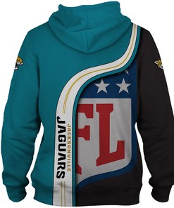 Jacksonville Jaguars Hoodie Pullover Zip Hoodie 3D Graphics - 3D Hoodies For Men Graphic