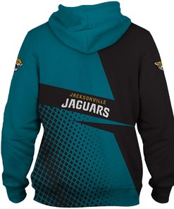 Jacksonville Jaguars Long Sleeve Zip Hoodie For Fan - All Over Print Hoodies For Women