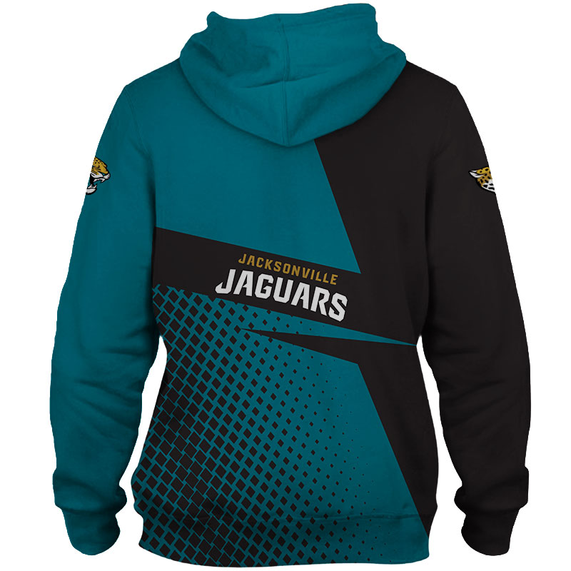 Jacksonville Jaguars Long Sleeve Zip Hoodie For Fan - All Over Print Hoodies For Women