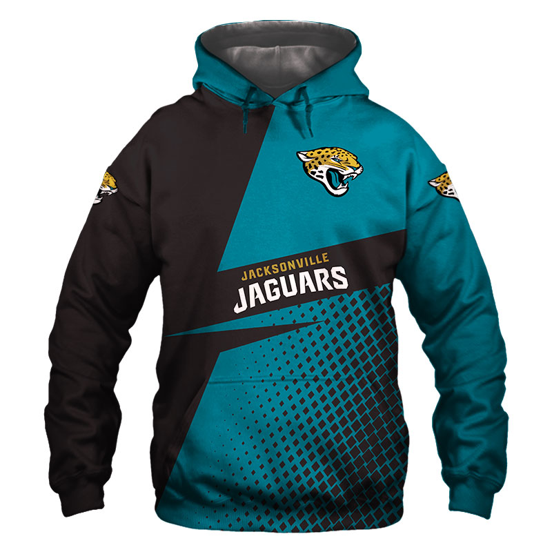 Jacksonville Jaguars Long Sleeve Zip Hoodie For Fan - All Over Print Hoodies For Women