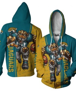 Jacksonville Jaguars Mascot 3D Ultra Cool Gifts For Fans - 3D Hoodies For Men Graphic