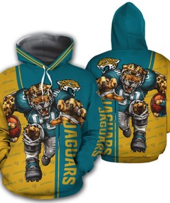 Jacksonville Jaguars Mascot 3D Ultra Cool Gifts For Fans - 3D Hoodies For Men Graphic