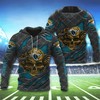 Jacksonville Jaguars Skull 3D Hoodie - Perfect Gift For Fans