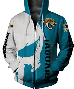 Jacksonville Jaguars Skull All Over Printed 3D Hoodie - 3D Hoodies For Men Graphic