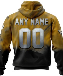 Jacksonville Jaguars Skull Hoodie Custom Name & Number 3D - Custom All Over Print Hoodie