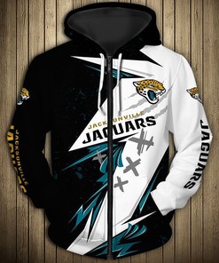 Jacksonville Jaguars Thunder Graphic 3D Hoodie - Custom All Over Print Hoodie
