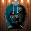 Jacksonville Jaguars Ultra Death 3D Graphic Halloween Gift - 3D Graphic Hoodies