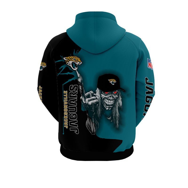 Jacksonville Jaguars Ultra Death 3D Graphic Halloween Gift - 3D Graphic Hoodies