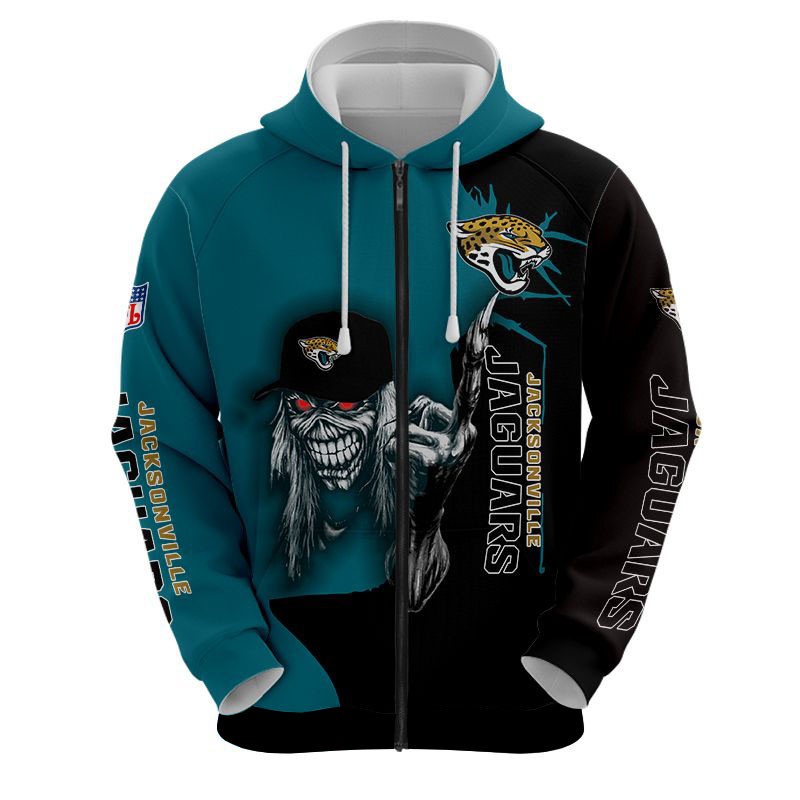 Jacksonville Jaguars Ultra Death 3D Graphic Halloween Gift - 3D Graphic Hoodies