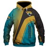 Jacksonville Jaguars Zip Hoodie Pullover 3D Nfl For Fans - Custom All Over Print Hoodie