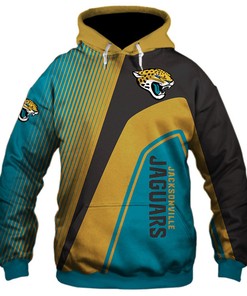 Jacksonville Jaguars Zip Hoodie Pullover 3D Nfl For Fans - Custom All Over Print Hoodie
