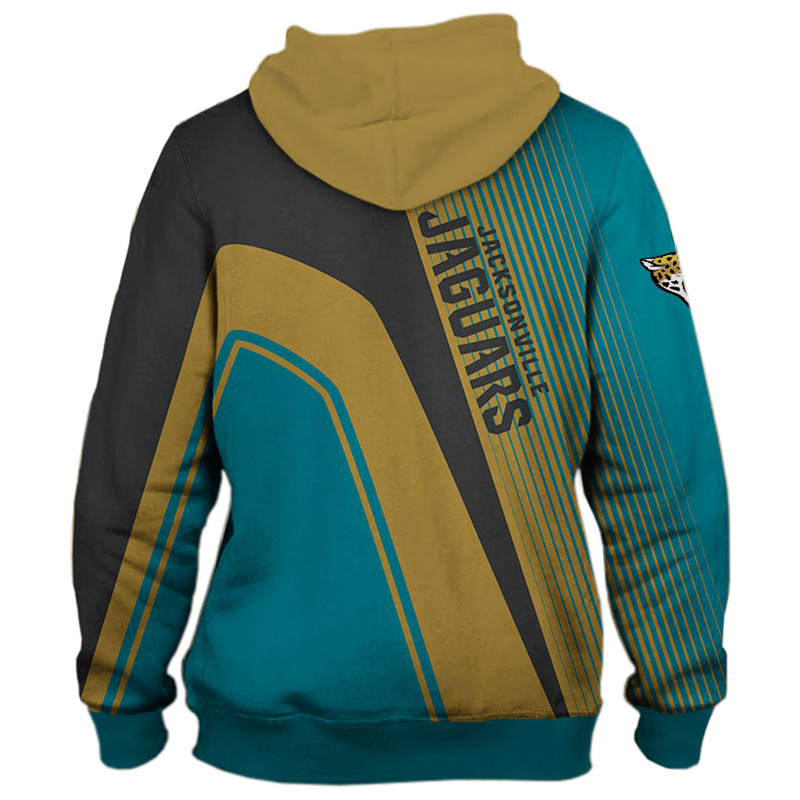 Jacksonville Jaguars Zip Hoodie Pullover 3D Nfl For Fans - Custom All Over Print Hoodie
