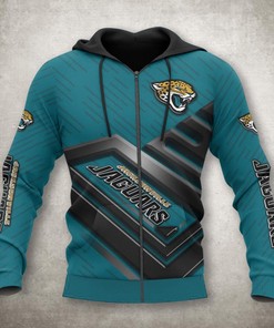 Jacksonville Jaguars Zip Up Hoodie No.1 Fan 3D - Gifts For Men