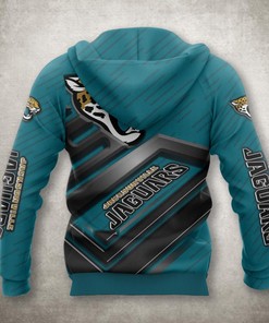 Jacksonville Jaguars Zip Up Hoodie No.1 Fan 3D - Gifts For Men