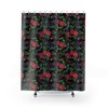 Japanese Dragon Floral Boho Shower Curtain For A Chic Bathroom
