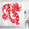 Japanese Dragon Shower Curtain For A Bold And Serene Bathroom