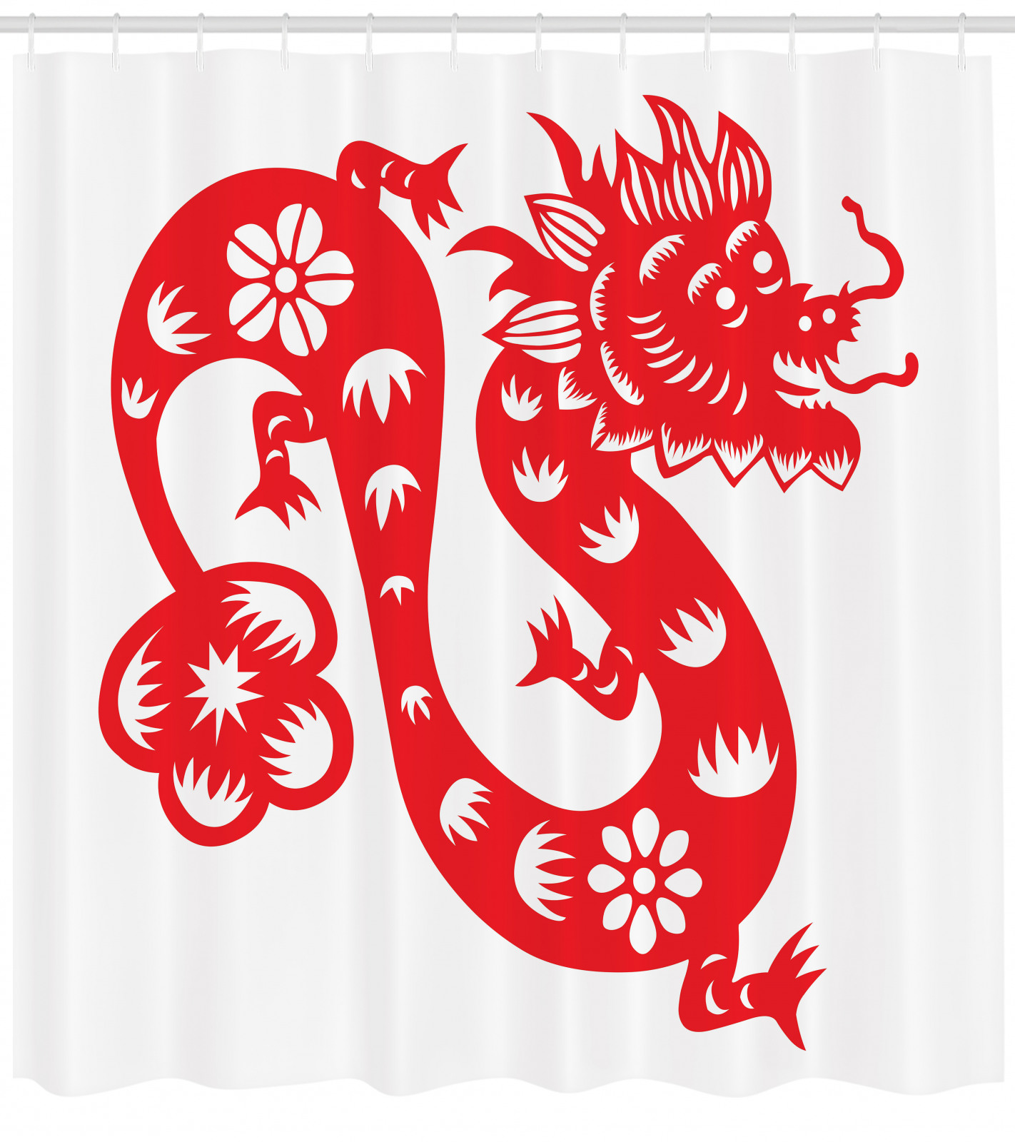 Japanese Dragon Shower Curtain For A Bold And Serene Bathroom - Image 4