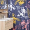 Japanese Koi Fish Printed Shower Curtain For A Relaxing Asian Bathroom Decor