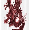 Japanese Style Dragon Shower Curtain Stable