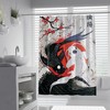 Japanese Traditional Boat Sun Painting Waterproof Shower Curtain for Bathroom Decor