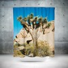 Joshua Tree Cactus Desert Shower Curtain with Southwest Bathroom and Adobe House Decor 