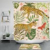 Jungle Animal Shower Curtain for Playful Bathroom Decor