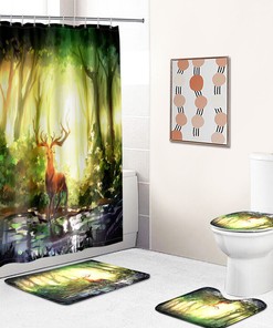 Jungle Animals Shower Curtain - Add Some Adventure To Your Bathroom