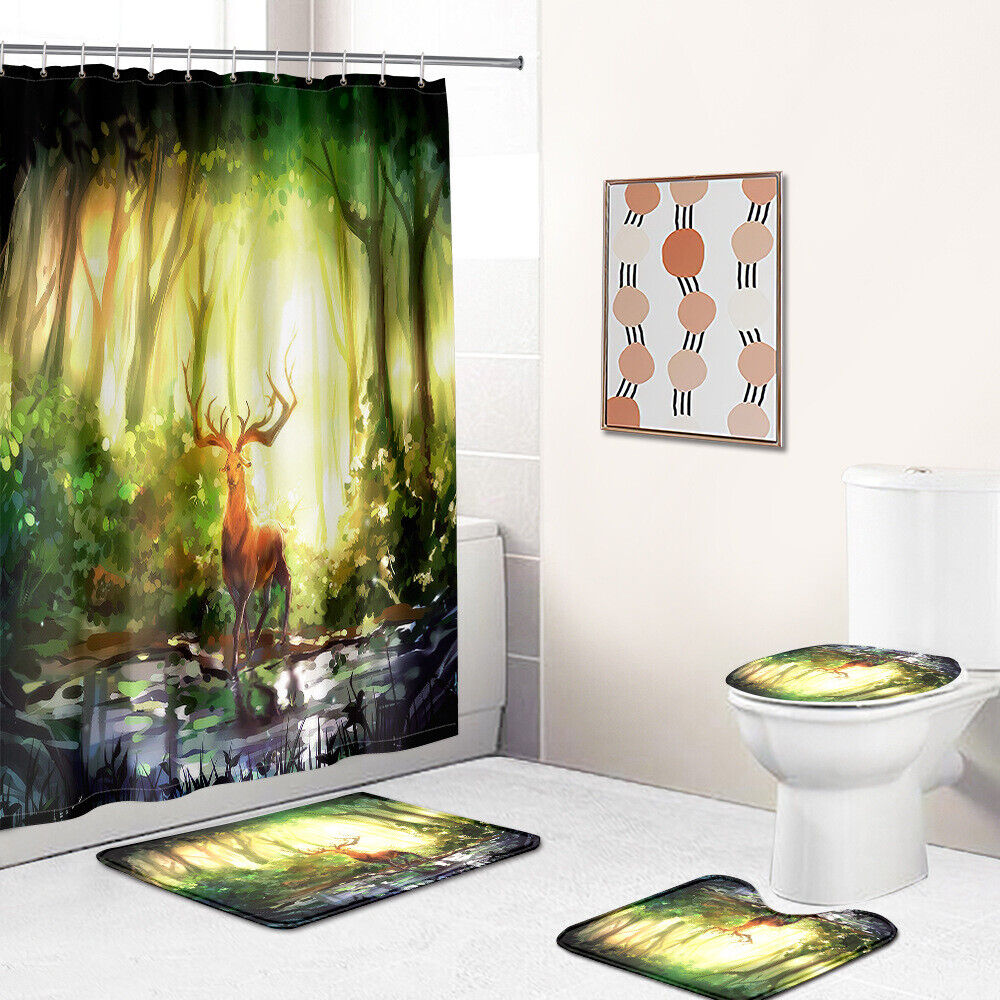 Jungle Animals Shower Curtain - Add Some Adventure To Your Bathroom