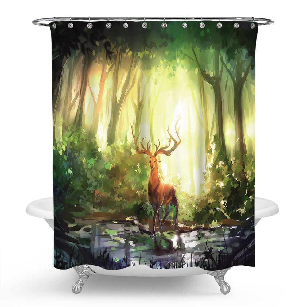 Jungle Animals Shower Curtain - Add Some Adventure To Your Bathroom