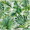 Jungle Botanical Hawaiian Print Shower Curtain for Bathroom