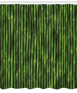 Jungle Dreams: Shower Curtain with Tropical Rainforest Scenery