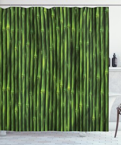 Jungle Dreams: Shower Curtain with Tropical Rainforest Scenery