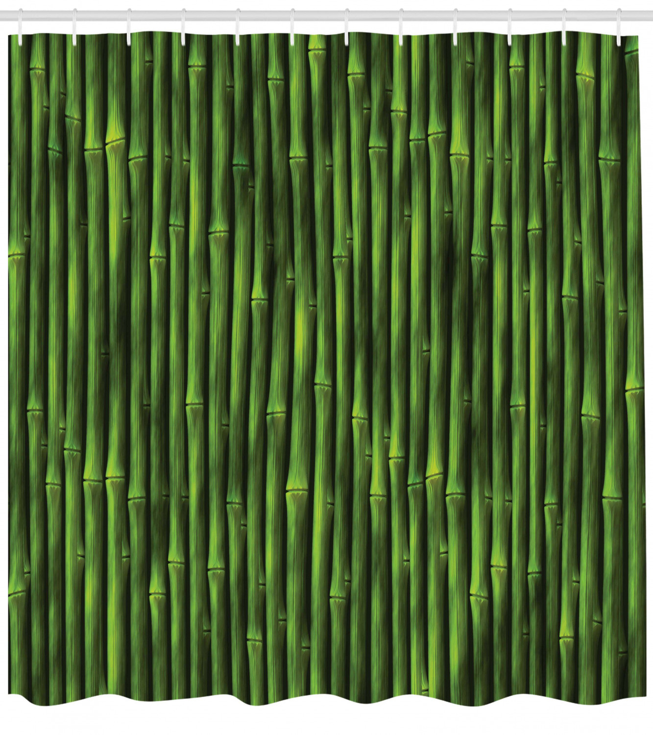 Jungle Dreams: Shower Curtain with Tropical Rainforest Scenery