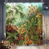 Jungle Mushroom Shower Curtain For A Fun Bathroom