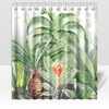 Jungle Theme Cheetah Print Shower Curtain for Exotic Bathroom Decor 