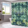 Jungle Tropical Waterproof Anti-Mould Shower Curtain