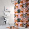Jungle-inspired Tiger Shower Curtain for Nature-Infused Bathroom Decor